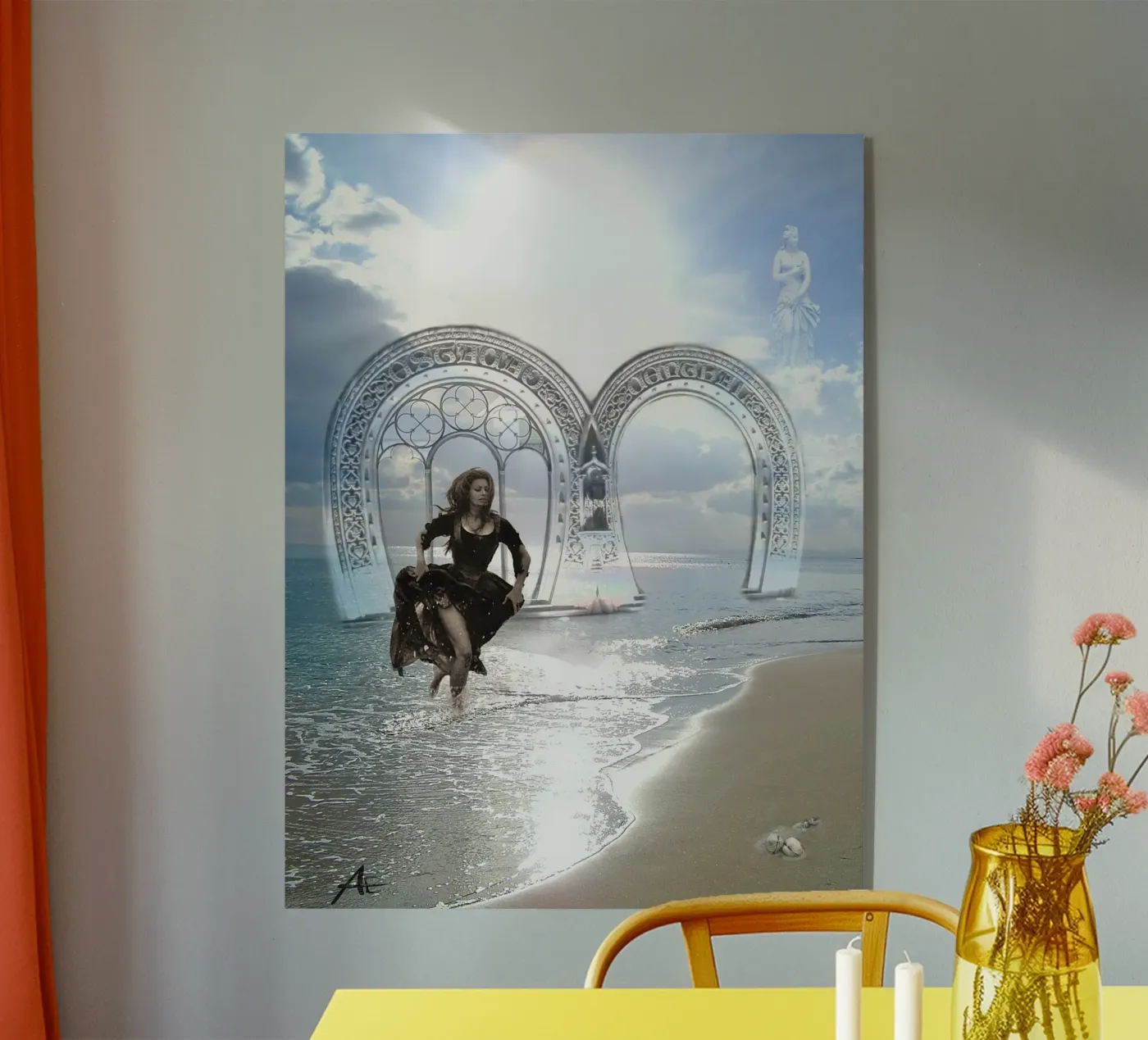 Illusione sulla spiaggia plexiglass da DigiWorks by Astrid Engelbrecht