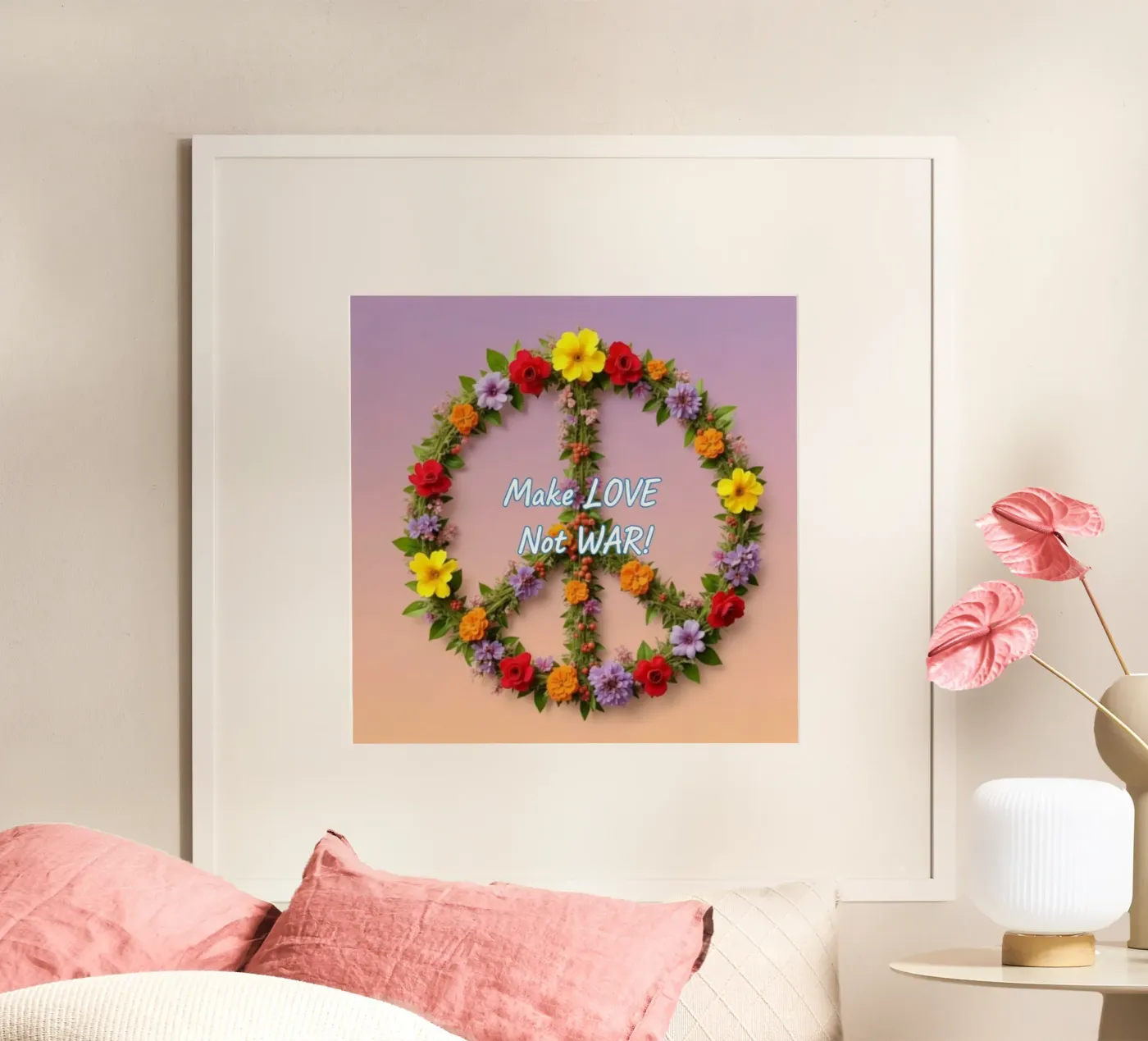 Make Love NOT War! poster da livingyourway