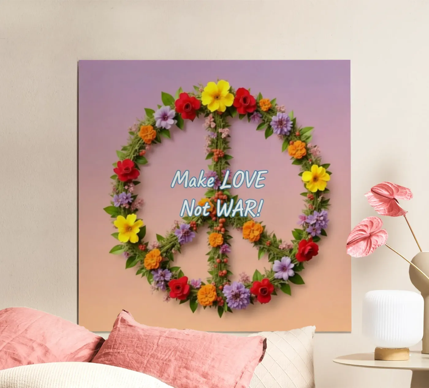 Make Love NOT War! poster da livingyourway
