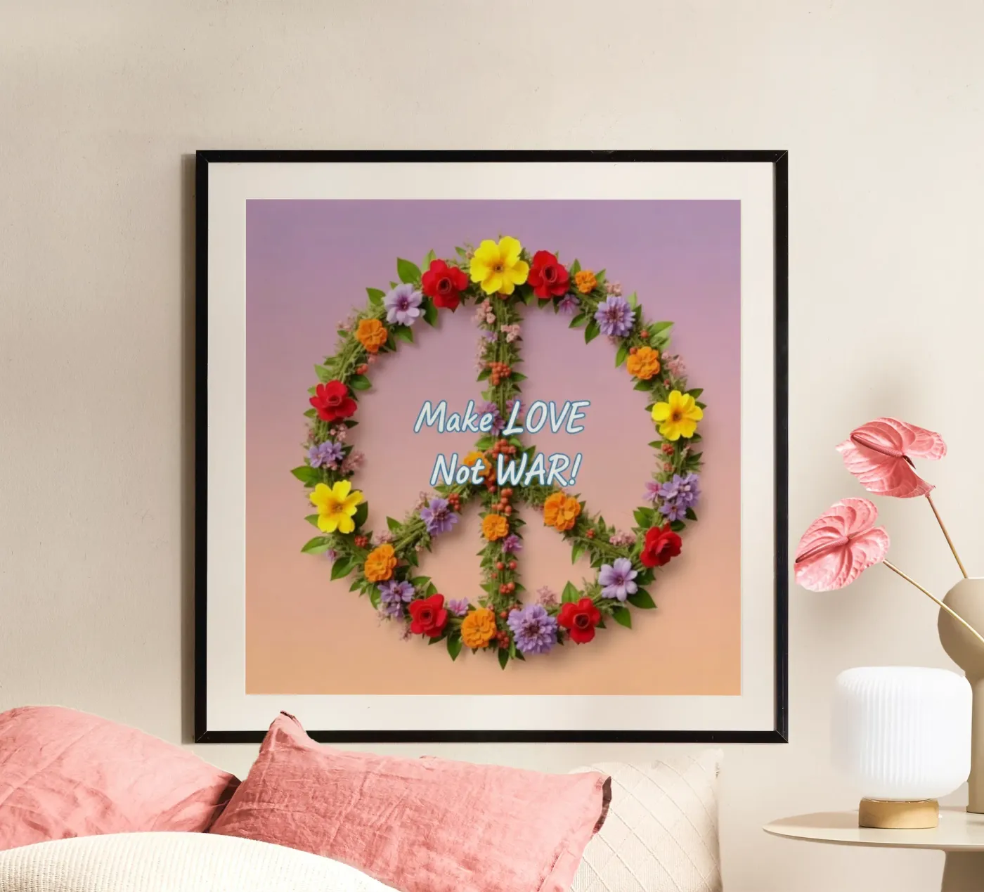 Make Love NOT War! poster da livingyourway