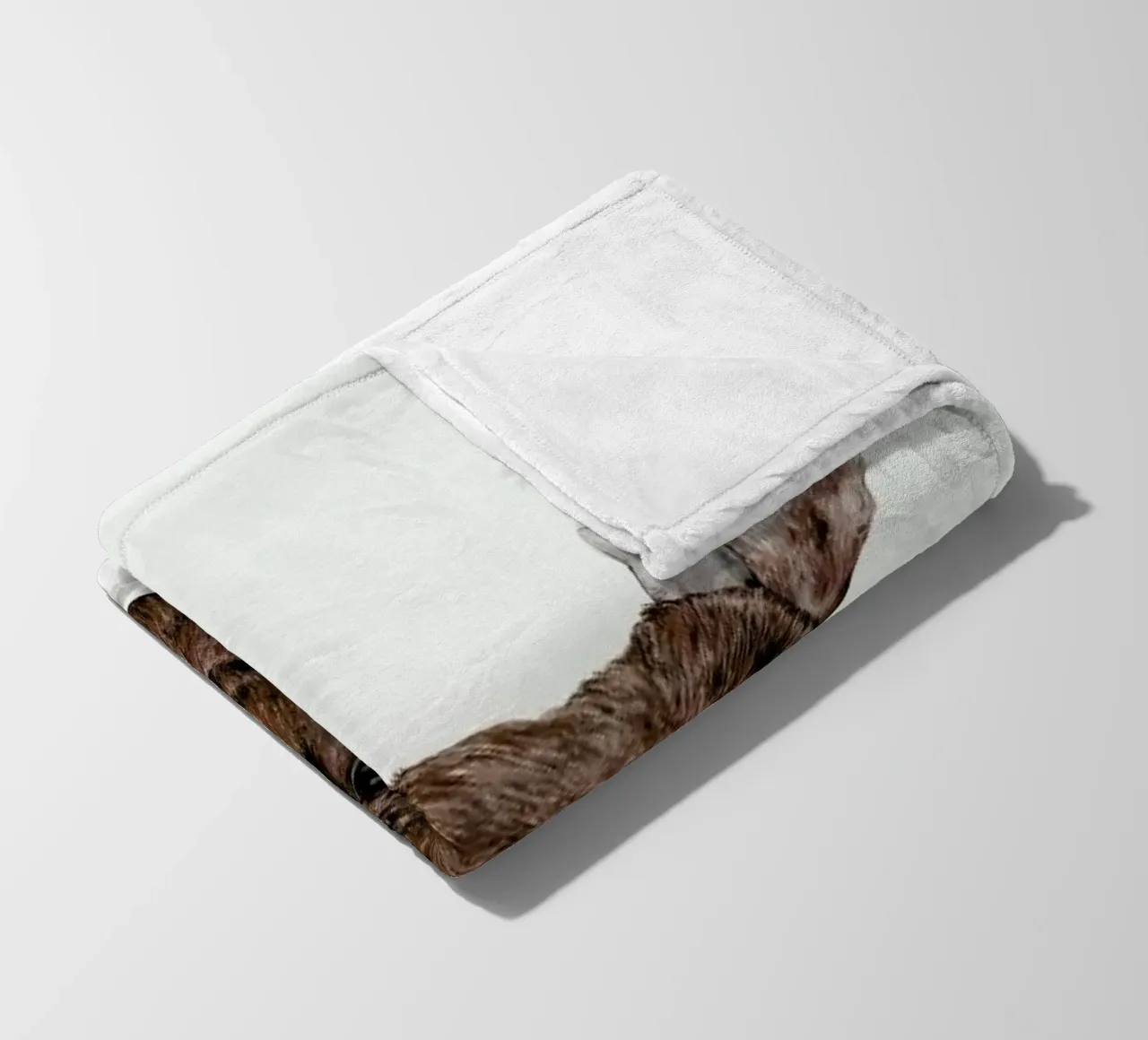 Smoking Deer fleece blanket by Animal Crew