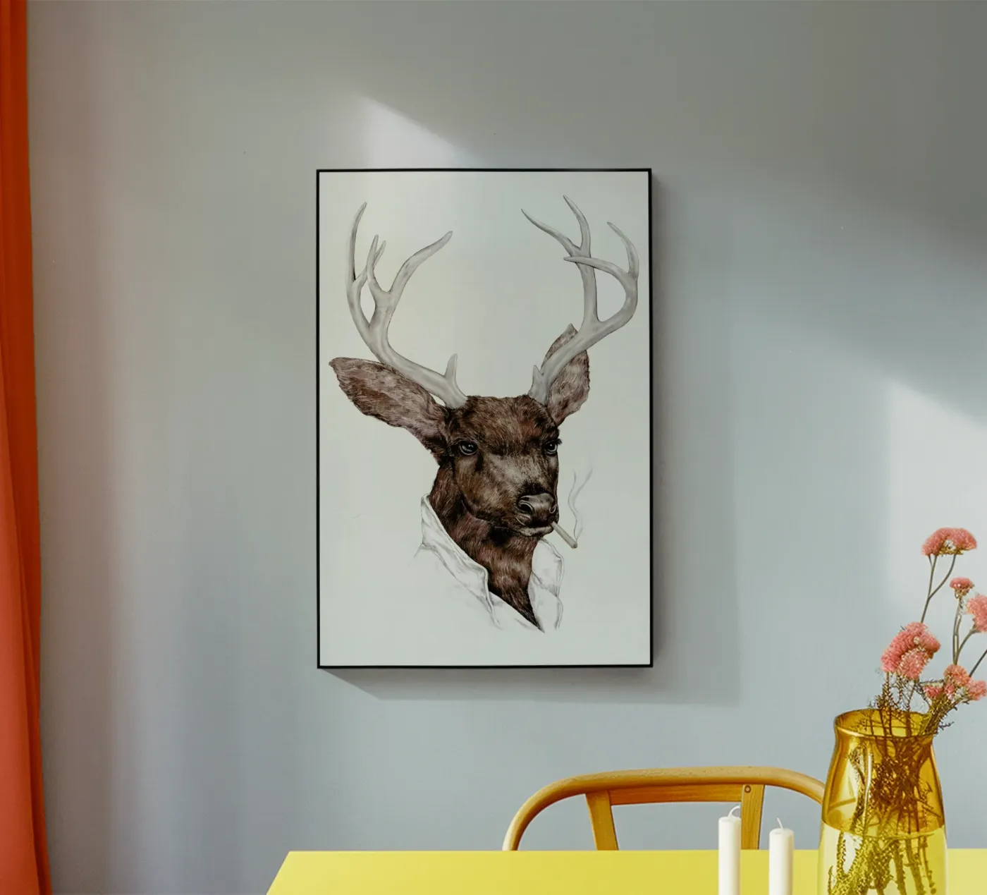 Smoking Deer plexiglass da Animal Crew