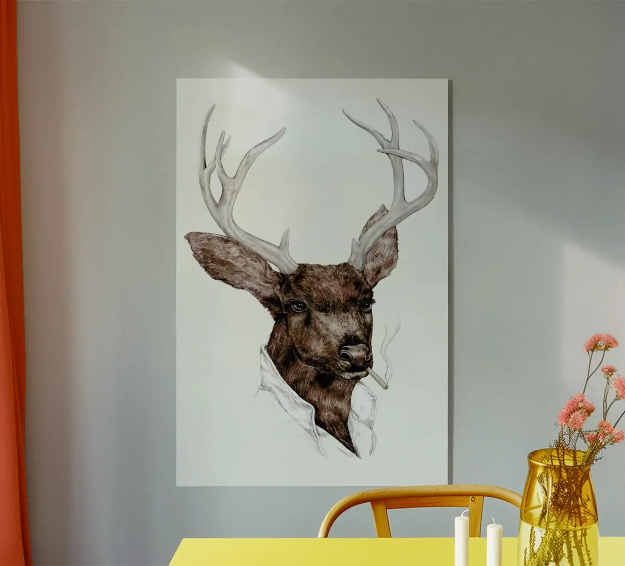 Smoking Deer plexiglass da Animal Crew