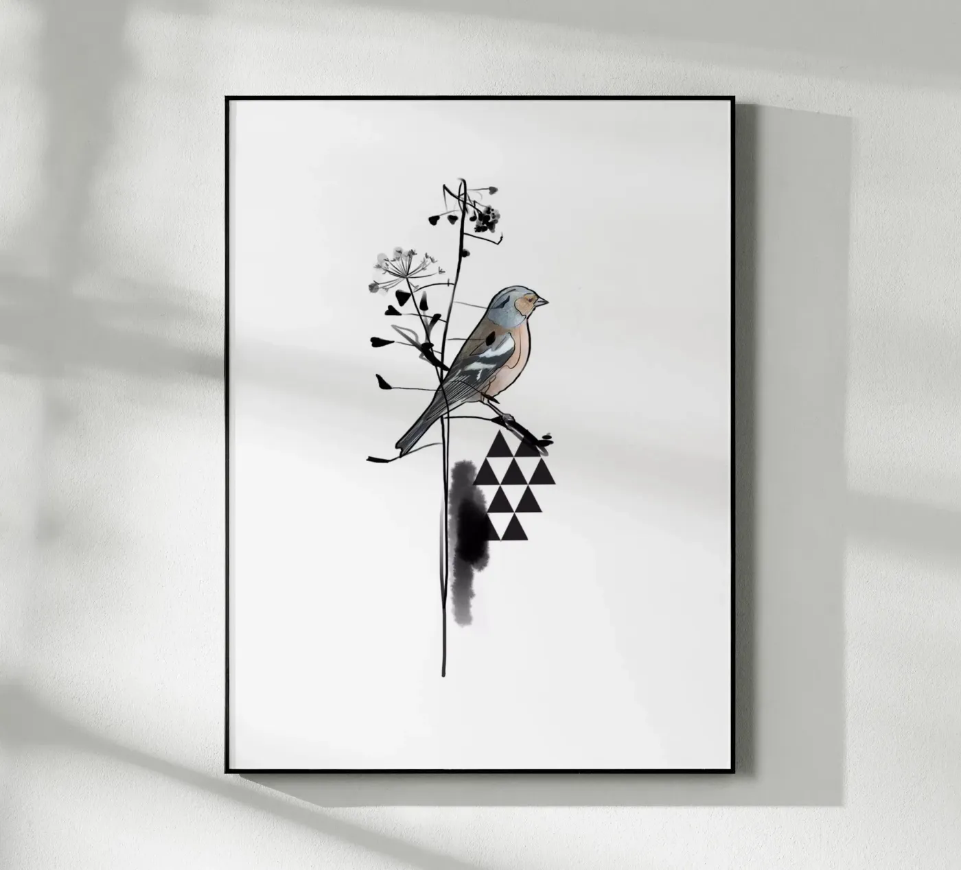 Triangolo e uccello plexiglass da SaraRosenbaum