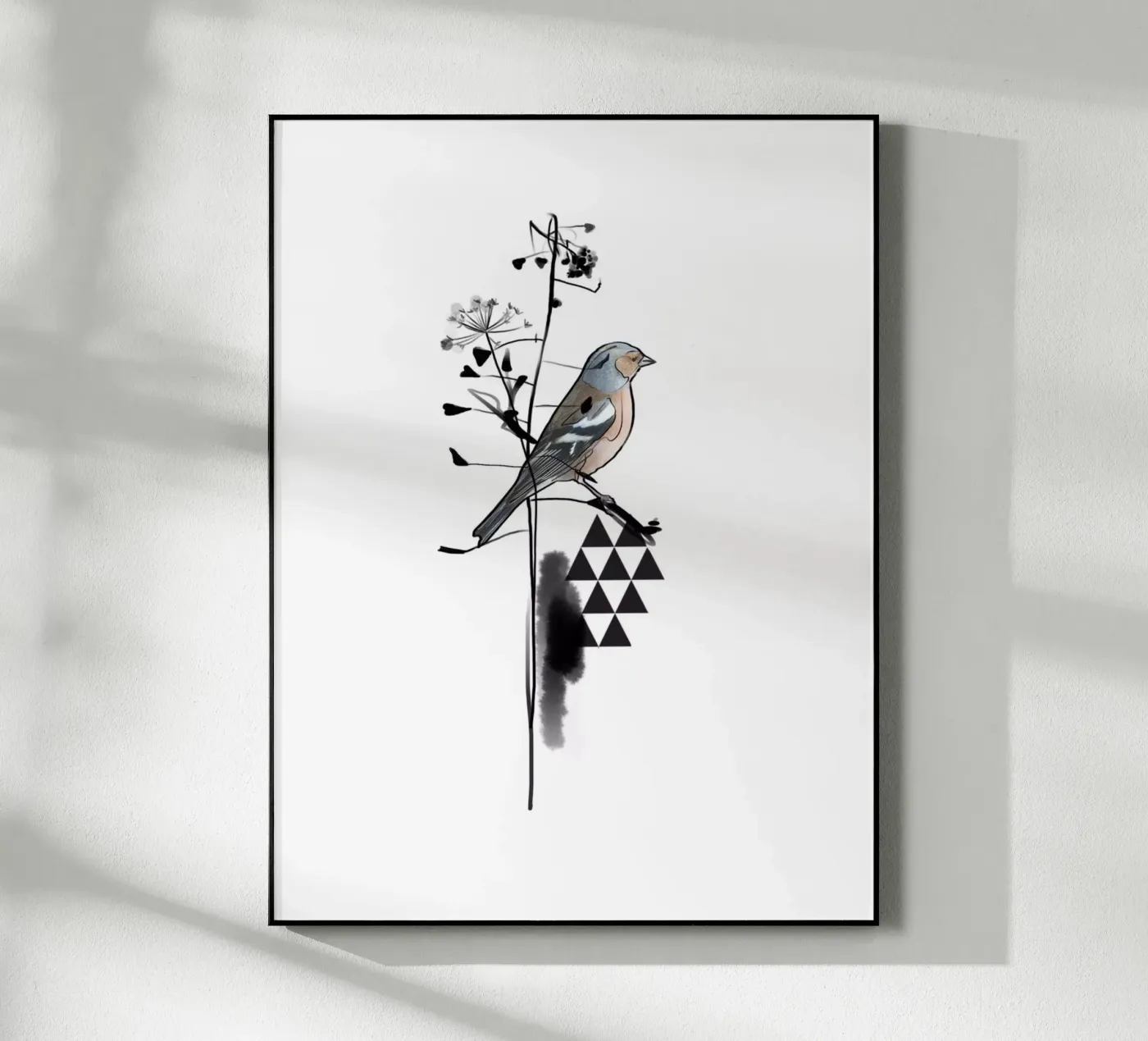 Triangle and bird plexiglas de SaraRosenbaum