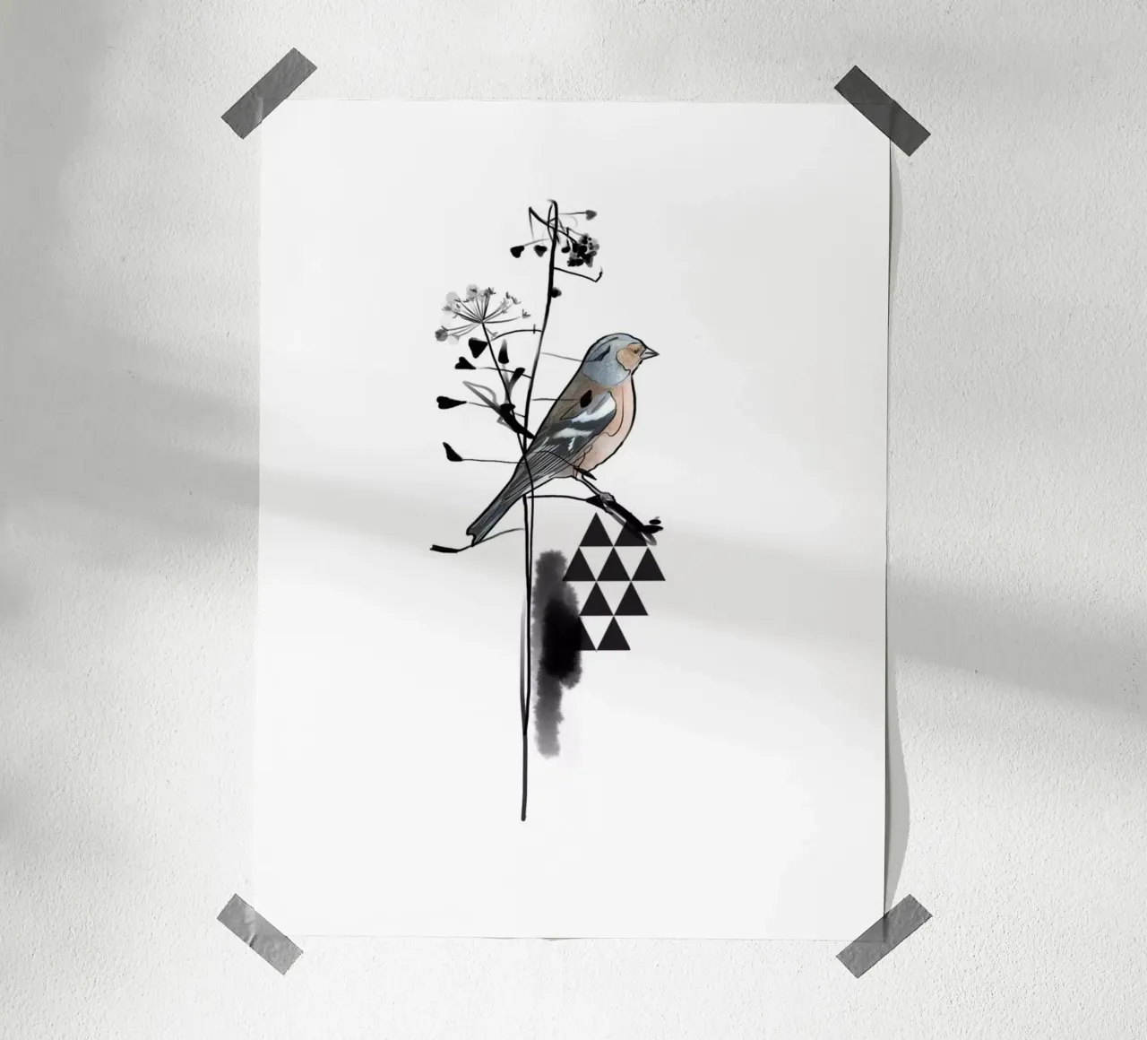 Triangolo e uccello poster da SaraRosenbaum