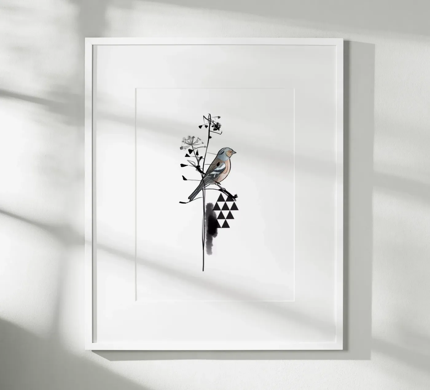 Triangolo e uccello poster da SaraRosenbaum