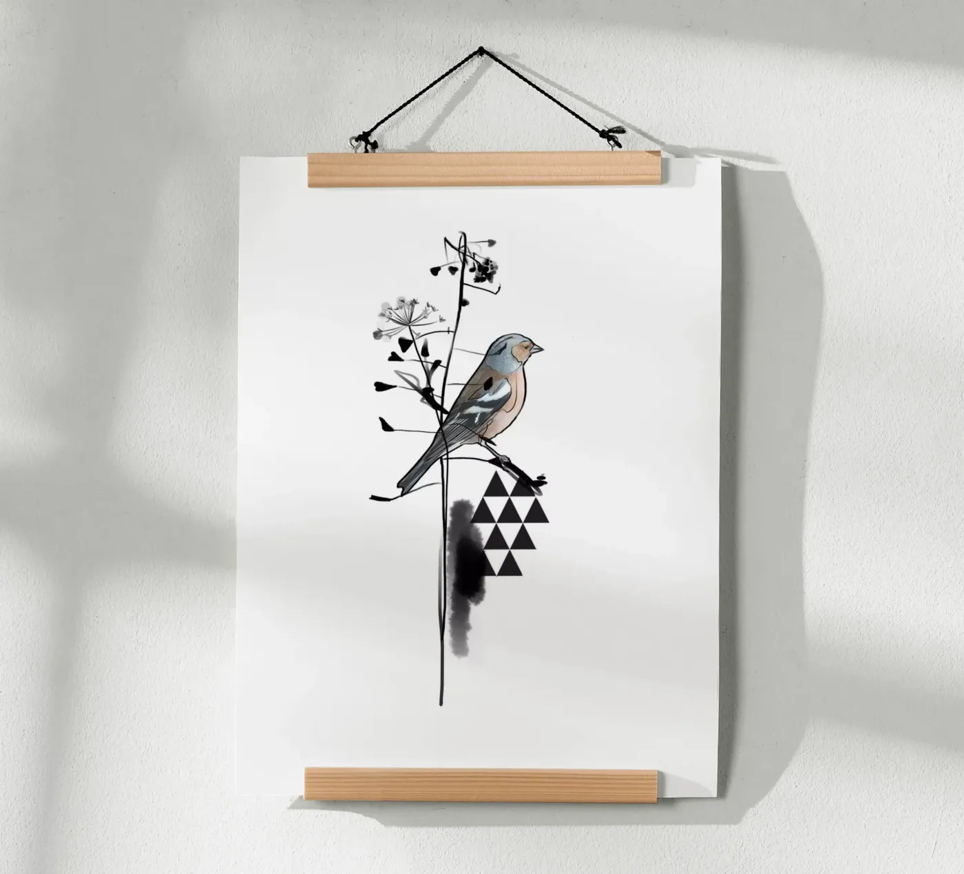 Triangolo e uccello poster da SaraRosenbaum