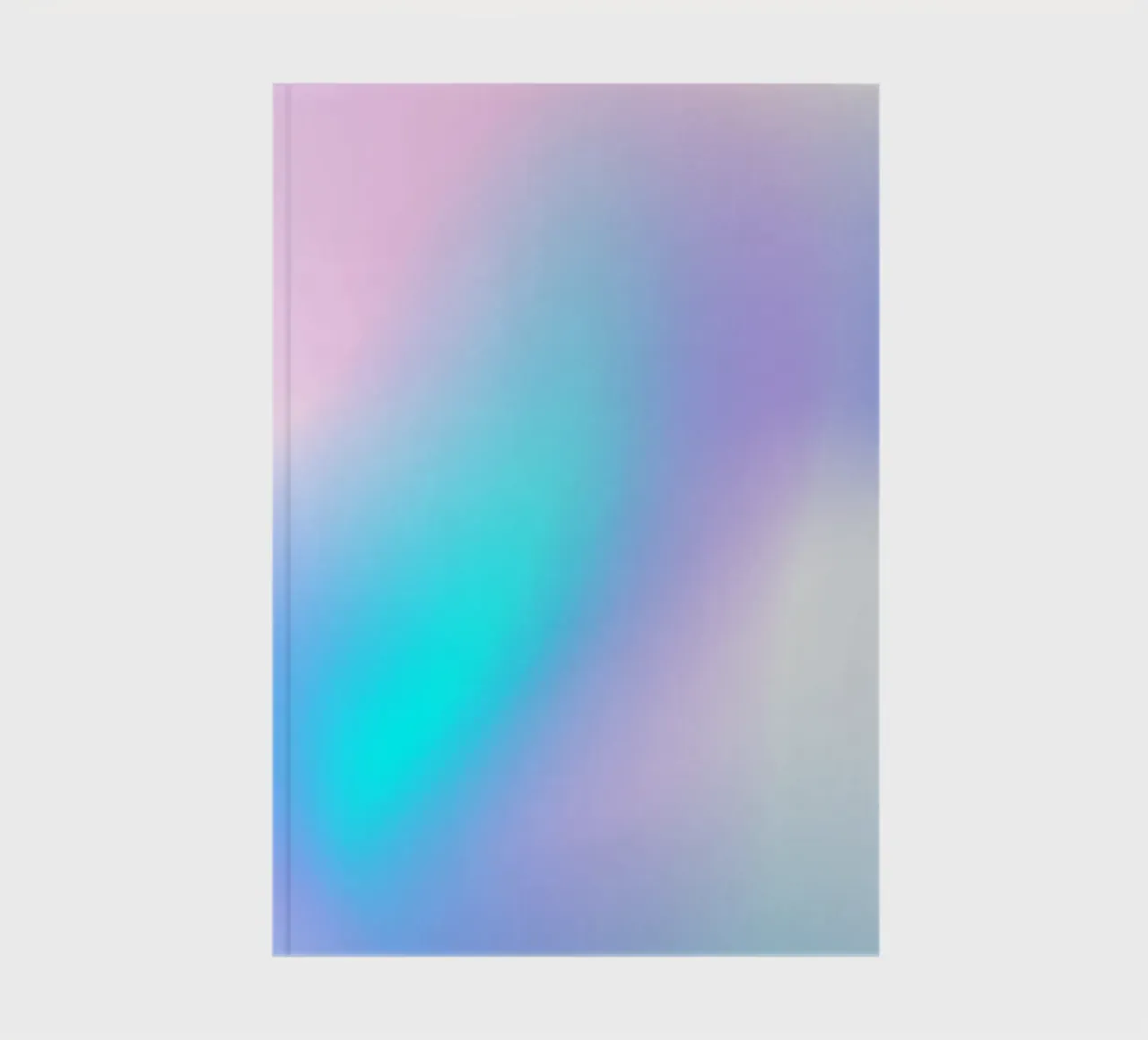 Gradient Wall Art, Aura Print, Spiritual Wall Art notitieboek van Dreamscape