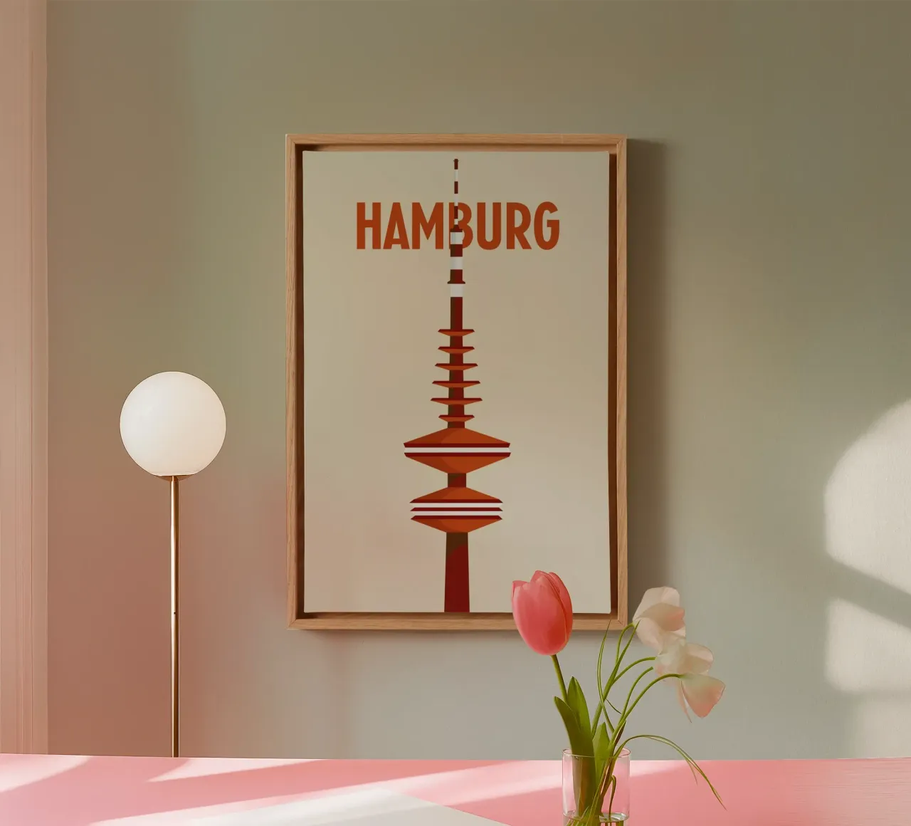 Hamburg Leinwand von Designliga Products GmbH & Co. KG