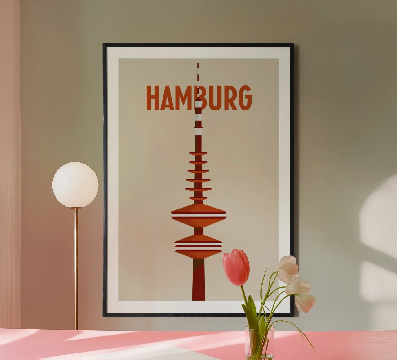Hamburg Poster von Designliga Products GmbH & Co. KG