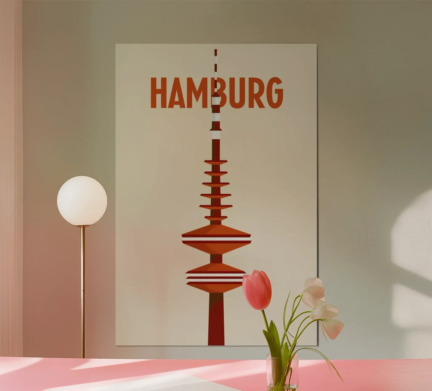 Hamburg poster da Designliga Products GmbH & Co. KG