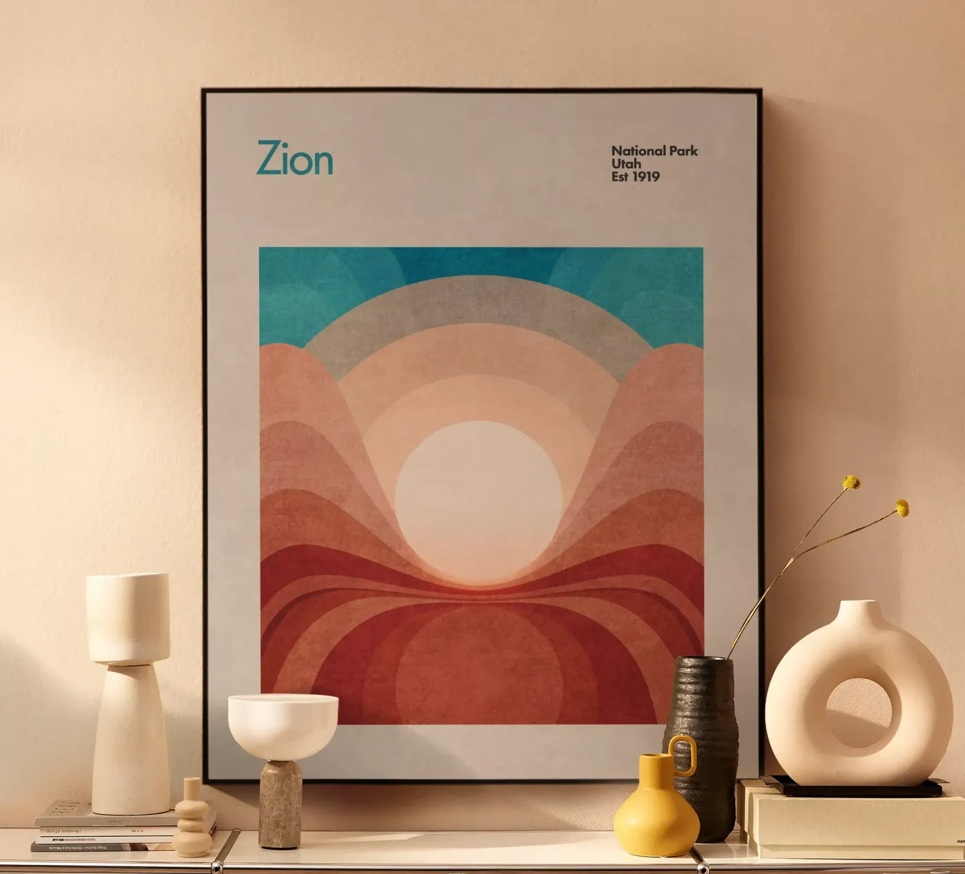 Zion Acryl-Glas von Emel Tunaboylu