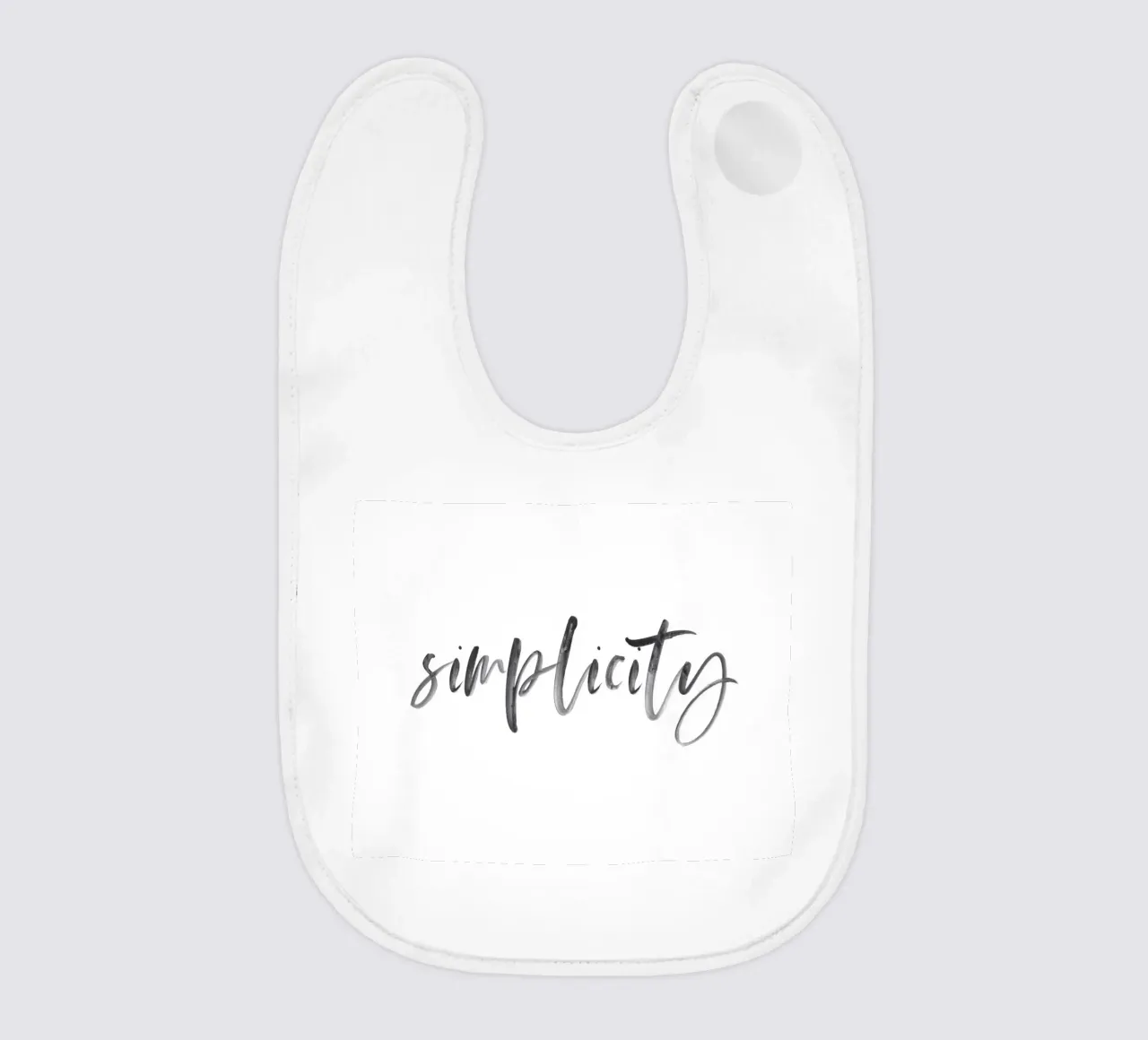 Elegantes Typografie-Design – Simplicity bavaglino da Whole©