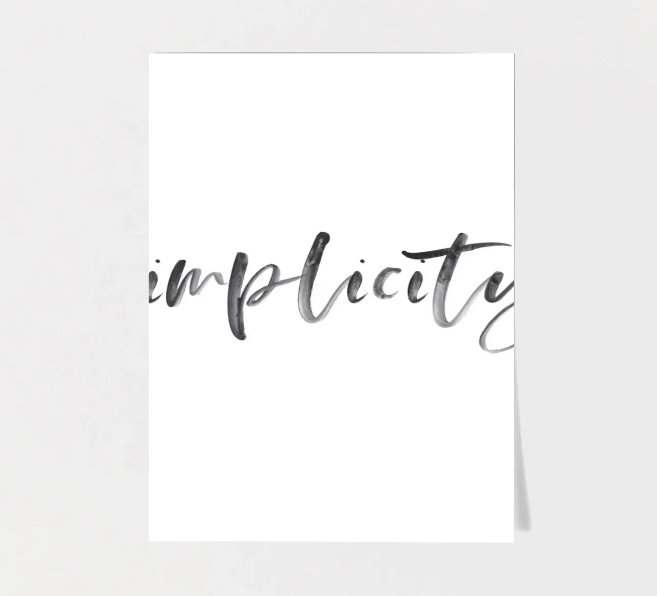 Elegantes Typografie-Design - Schlichtheit Stickerbogen von Whole©