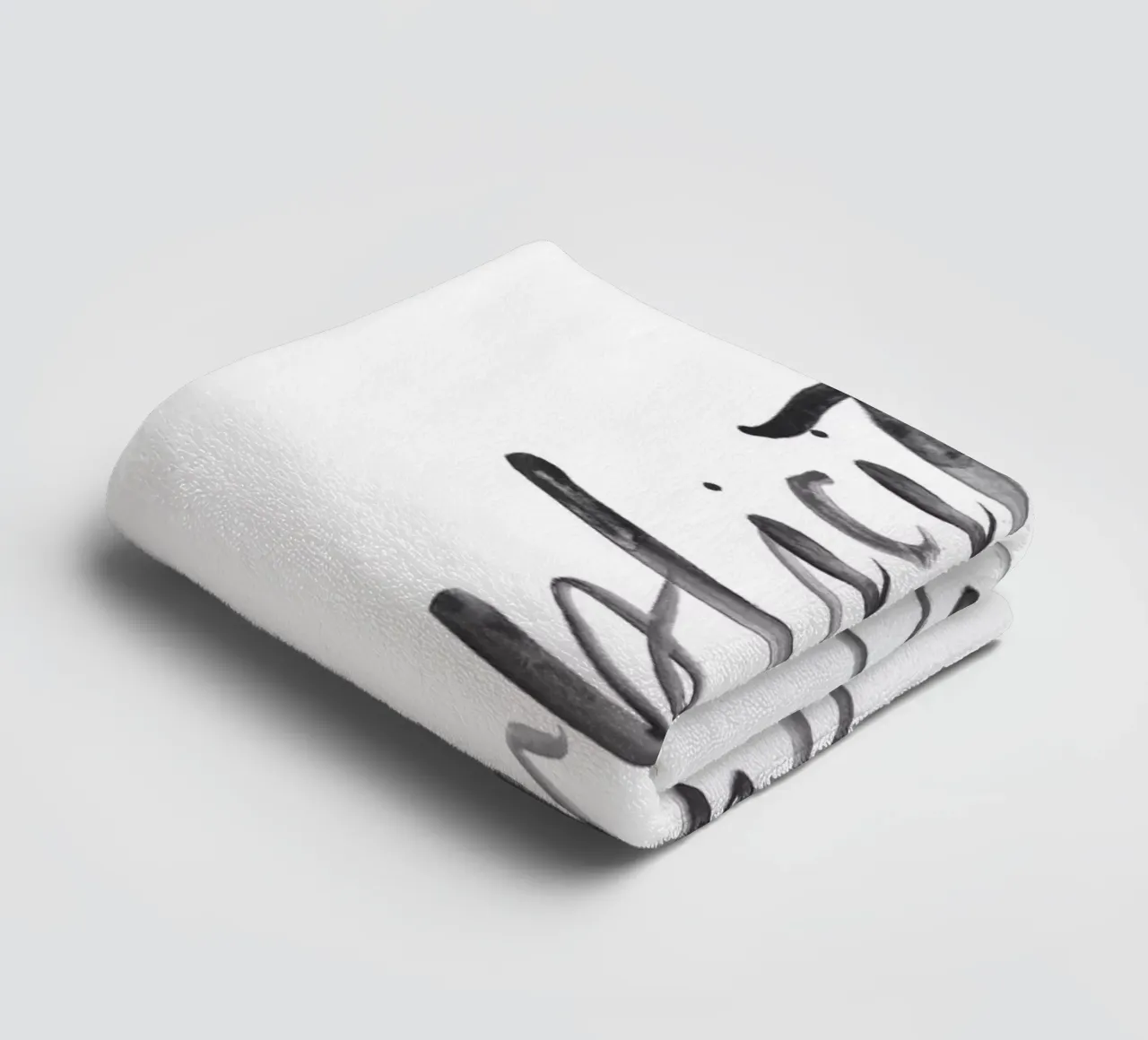 Elegant Typography-Design - Simplicity towel by Whole©