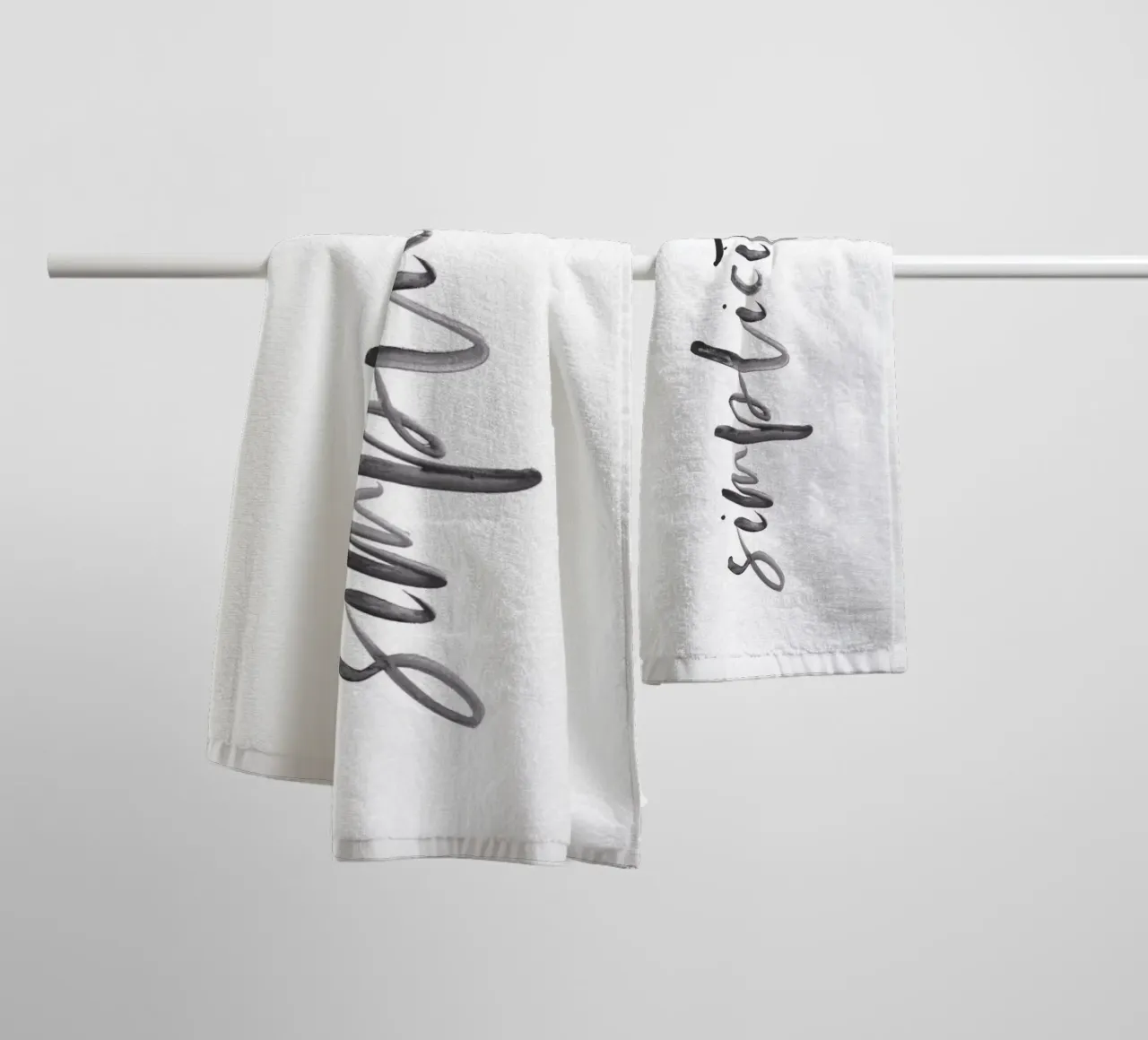 Elegant Typography-Design - Simplicity towel by Whole©