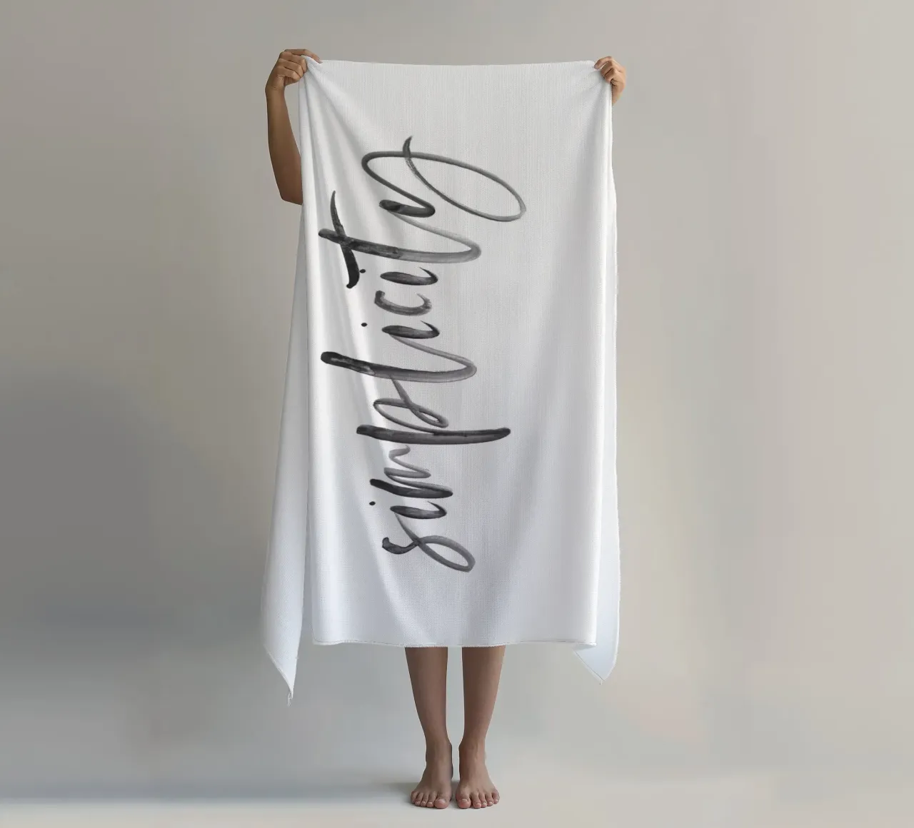 Elegantes Typografie-Design – Simplicity telo mare da Whole©