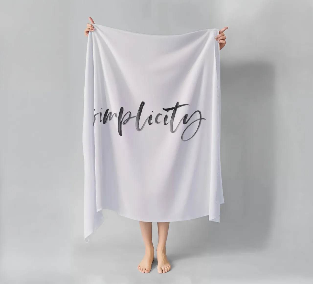 Elegantes Typografie-Design – Simplicity telo mare da Whole©