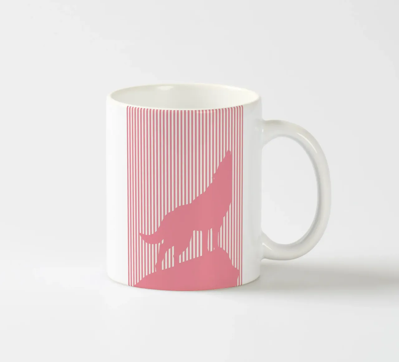 wolf ceramic mug by sunflower