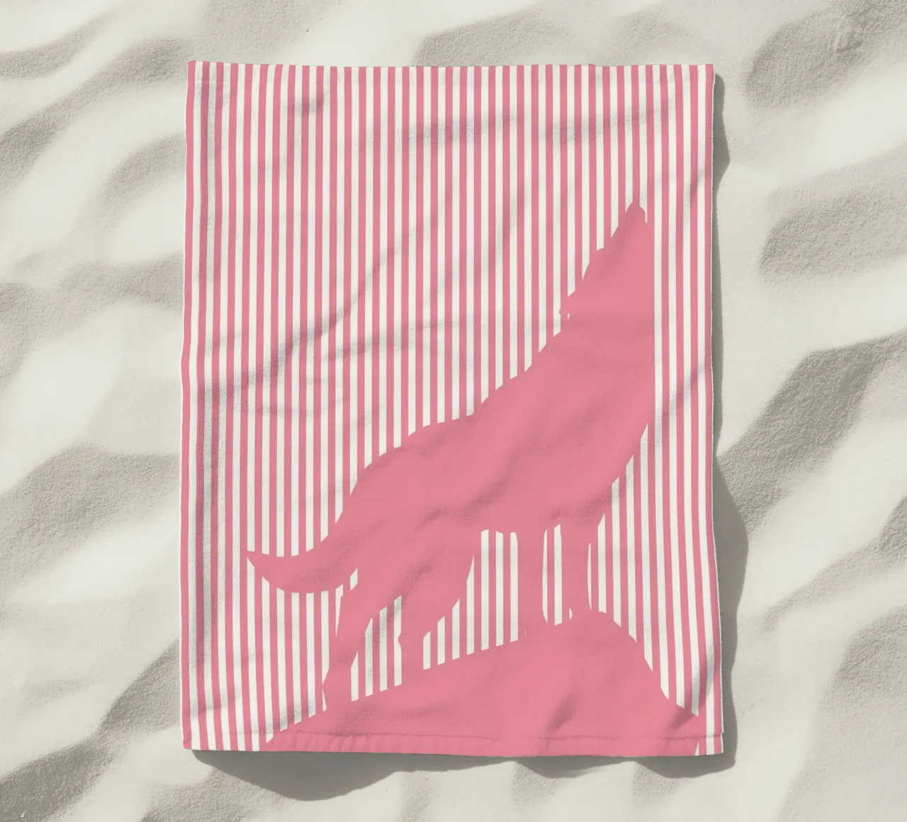 wolf strandhanddoek van sunflower