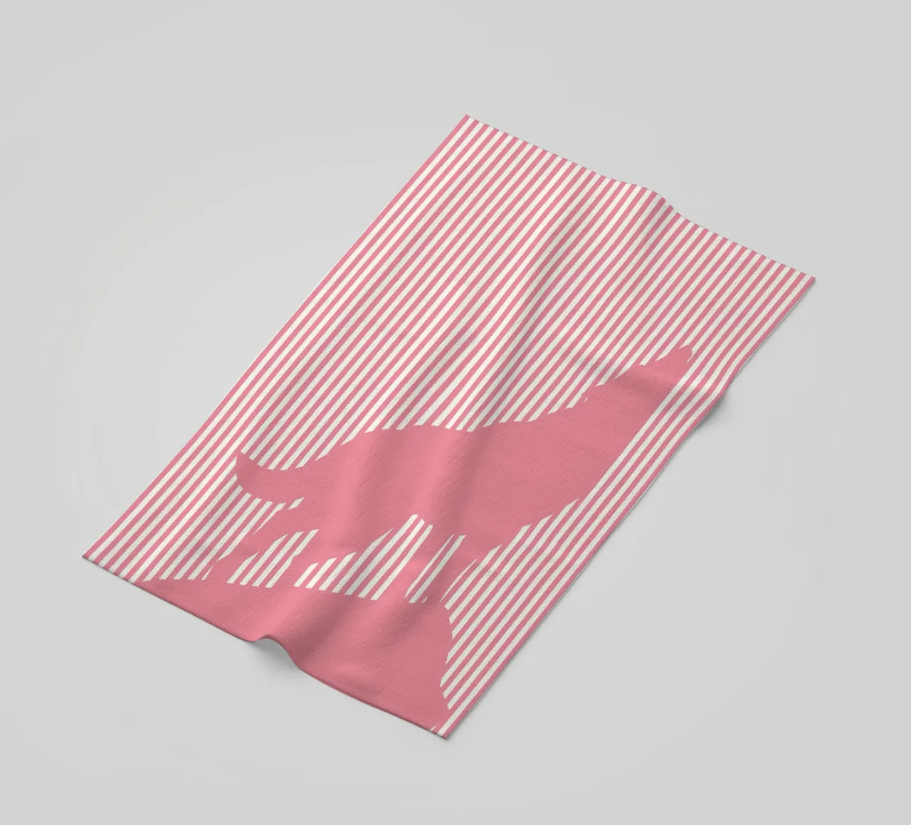 wolf strandhanddoek van sunflower