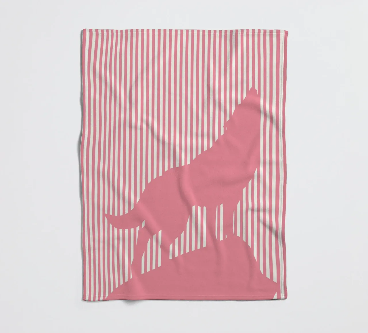 wolf fleecedeken van sunflower