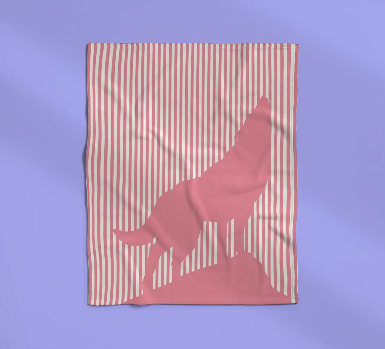 wolf fleecedeken van sunflower