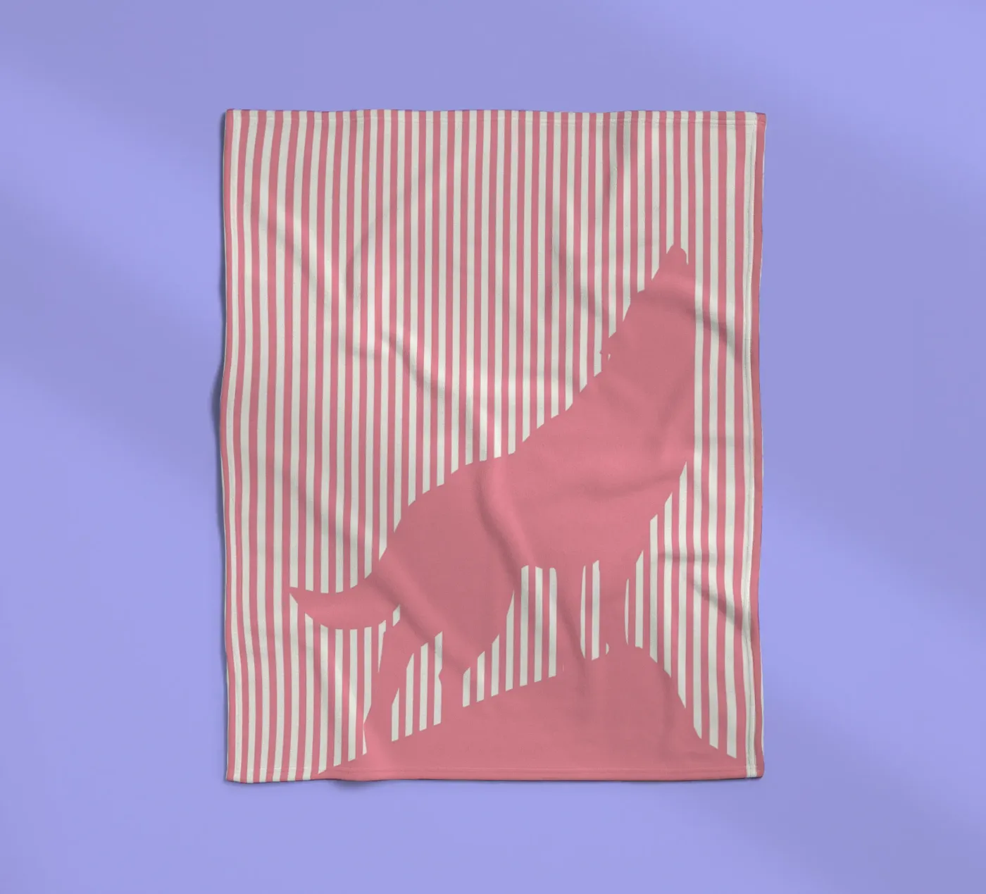 wolf fleecedeken van sunflower