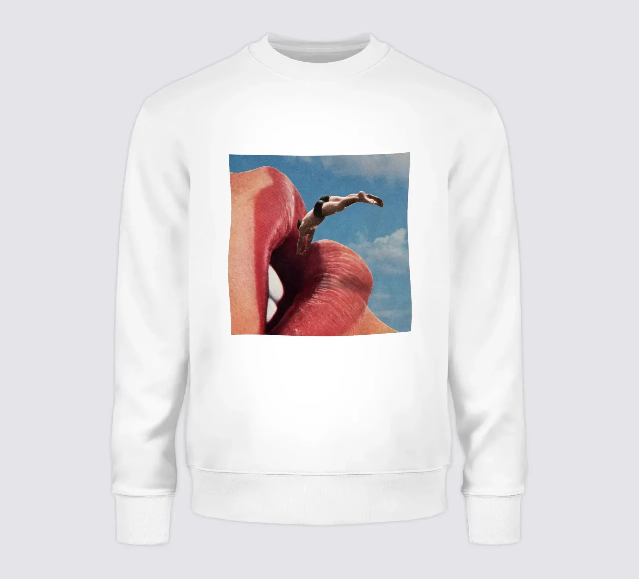 The big jump Sweatshirt von Sammy Slabbinck