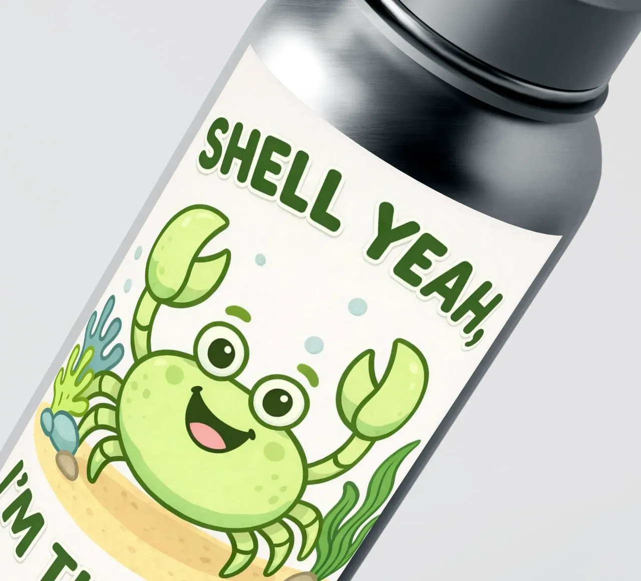 shell yeah sticker by sunflower