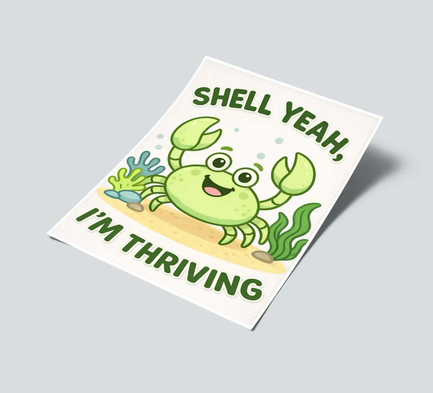 shell yeah sticker sheet by sunflower