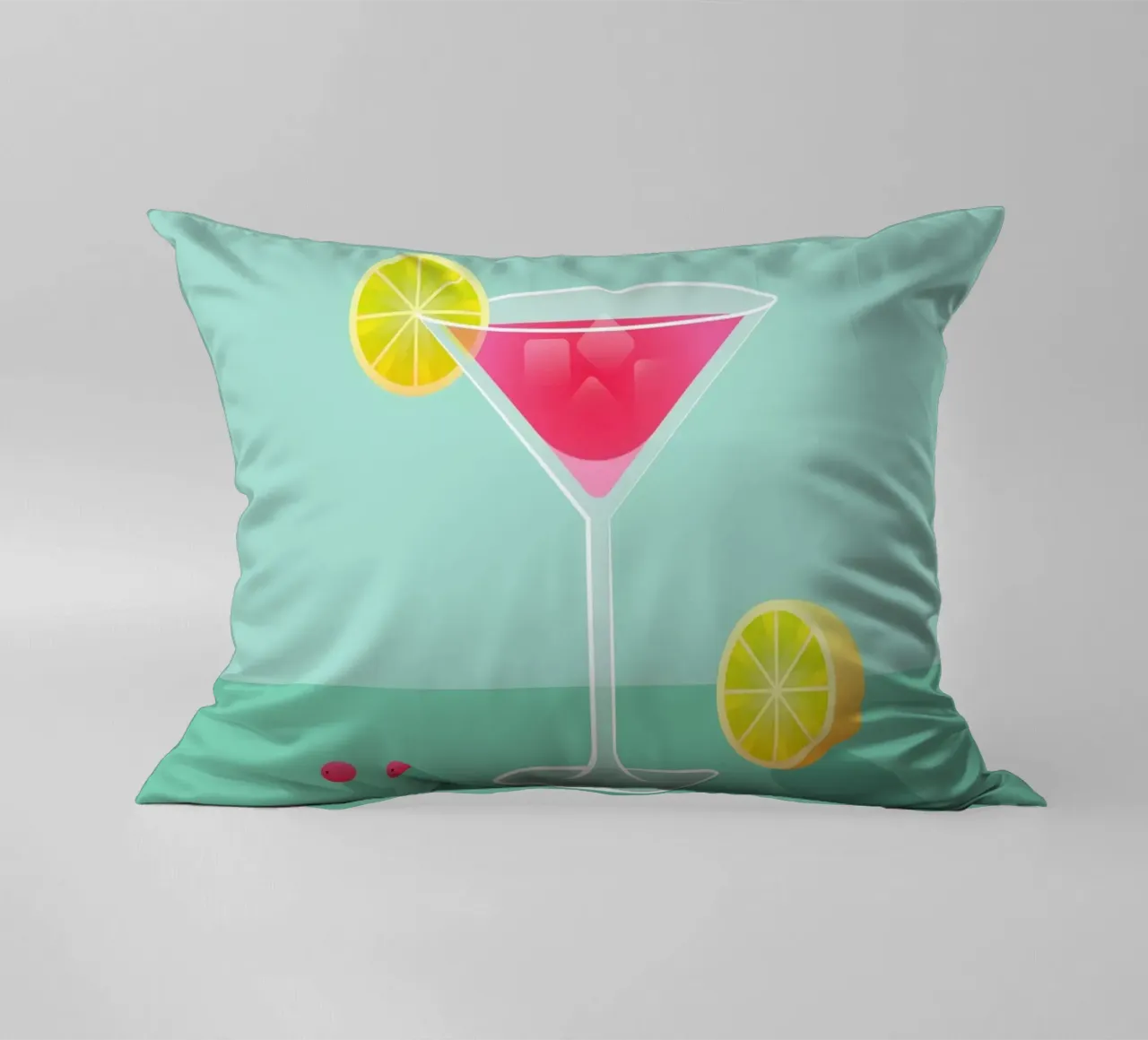 Cosmopolitan Cocktail Series decorative cushion by Schuhmann Design