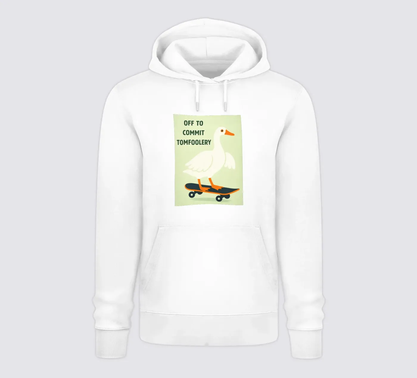 commit tomfoolery duck hoodie van roosses