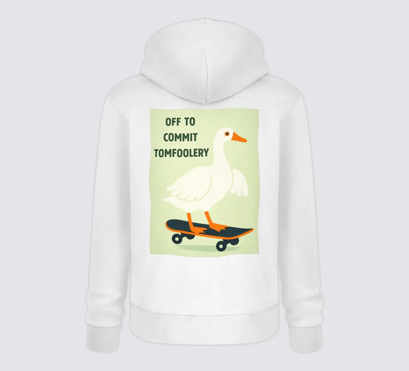 commit tomfoolery duck hoodie van roosses