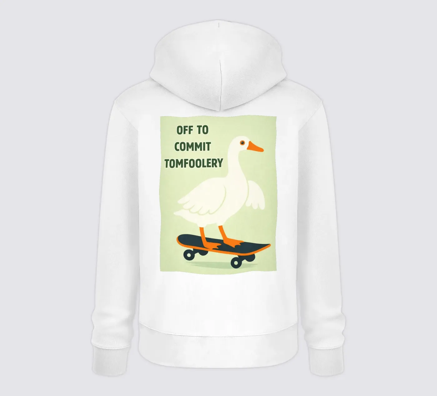commit tomfoolery duck hoodie by roosses
