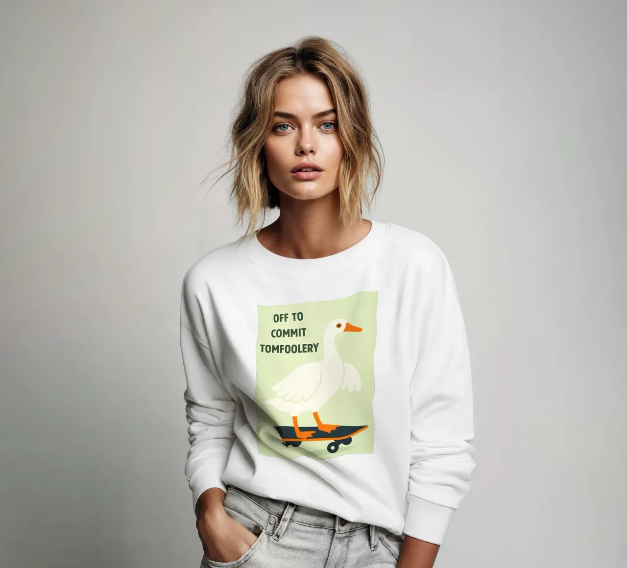 commettere una sciocchezza da parte di un'anatra felpa da roosses