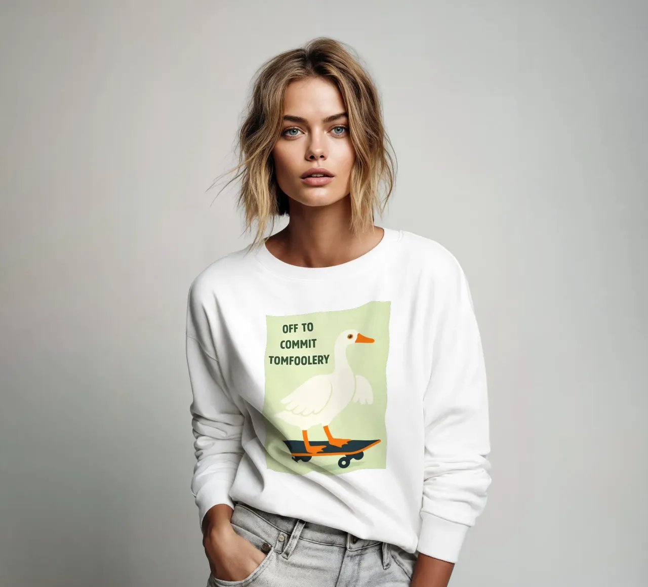 commettere una sciocchezza da parte di un'anatra felpa da roosses