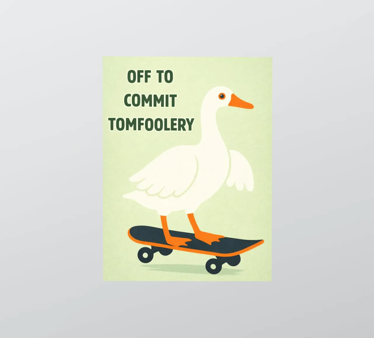 commit tomfoolery duck sticker by roosses