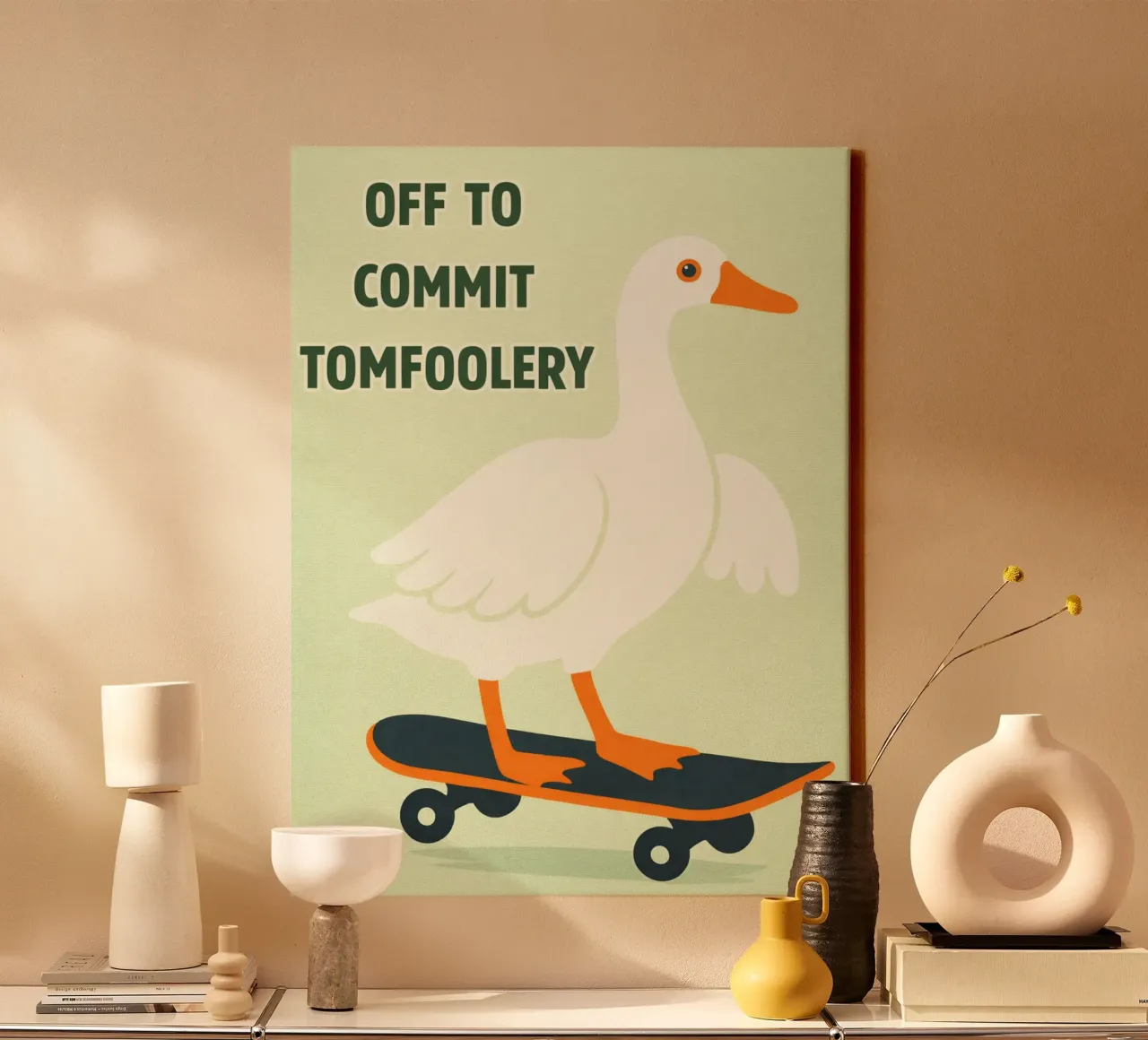 commit tomfoolery duck canvas by roosses