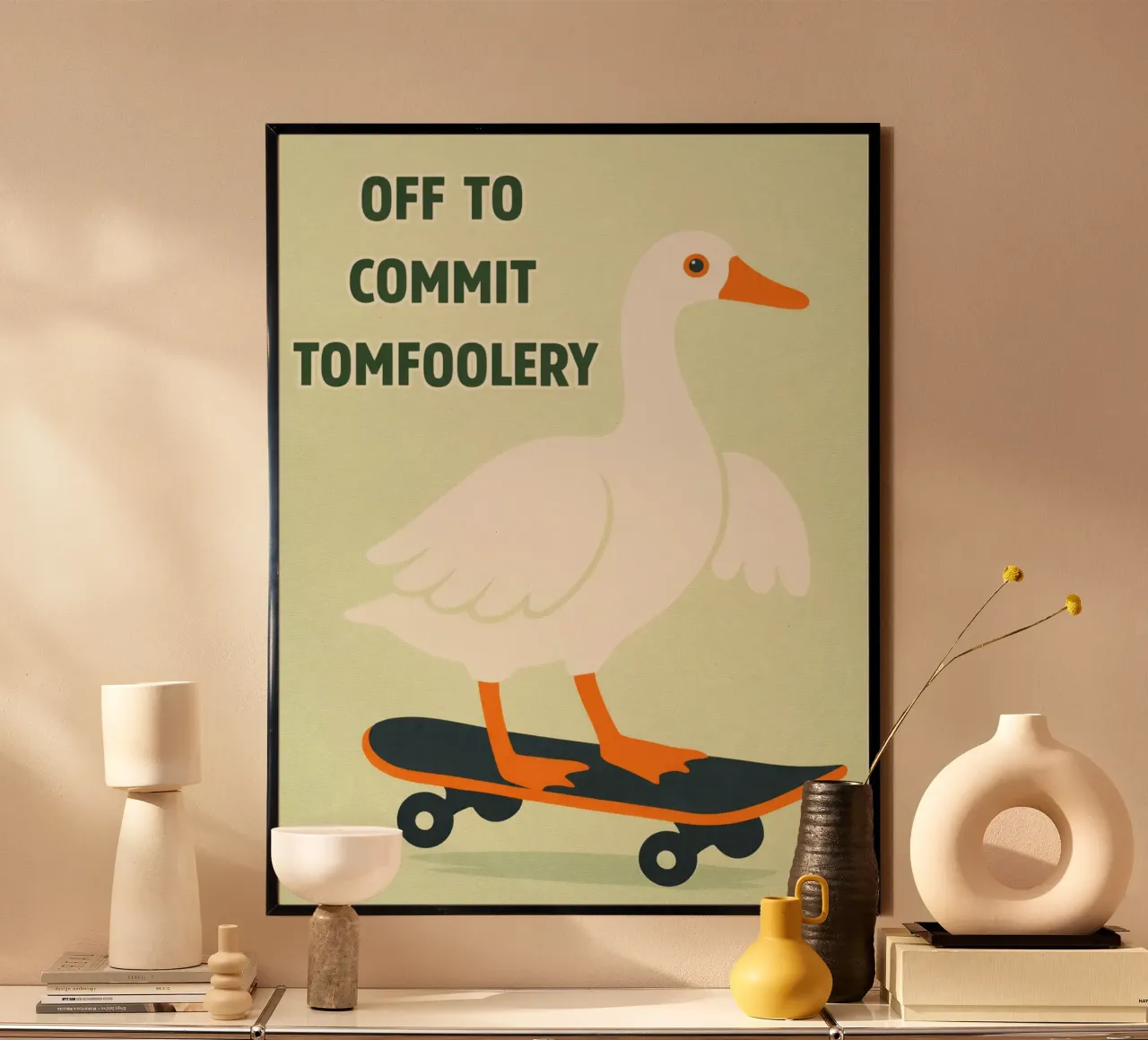 commit tomfoolery duck poster by roosses