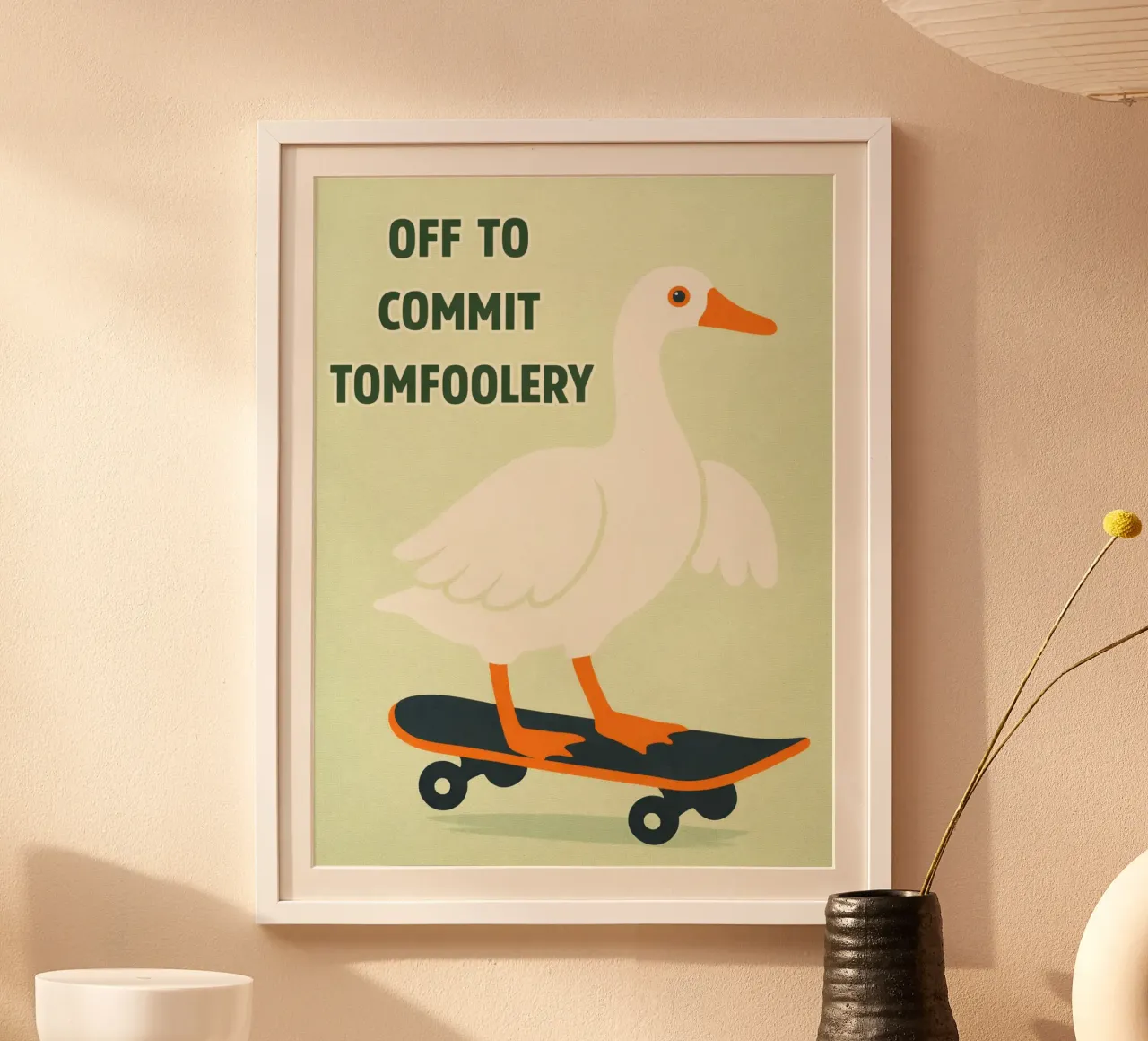 commit tomfoolery duck poster by roosses