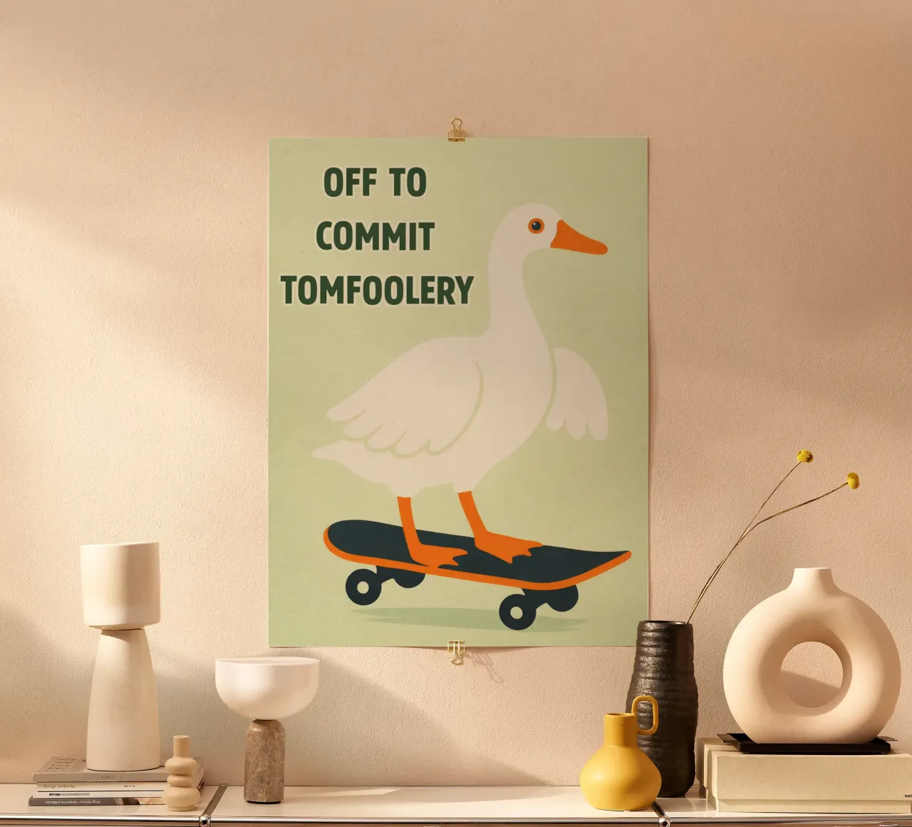 commit tomfoolery duck poster by roosses