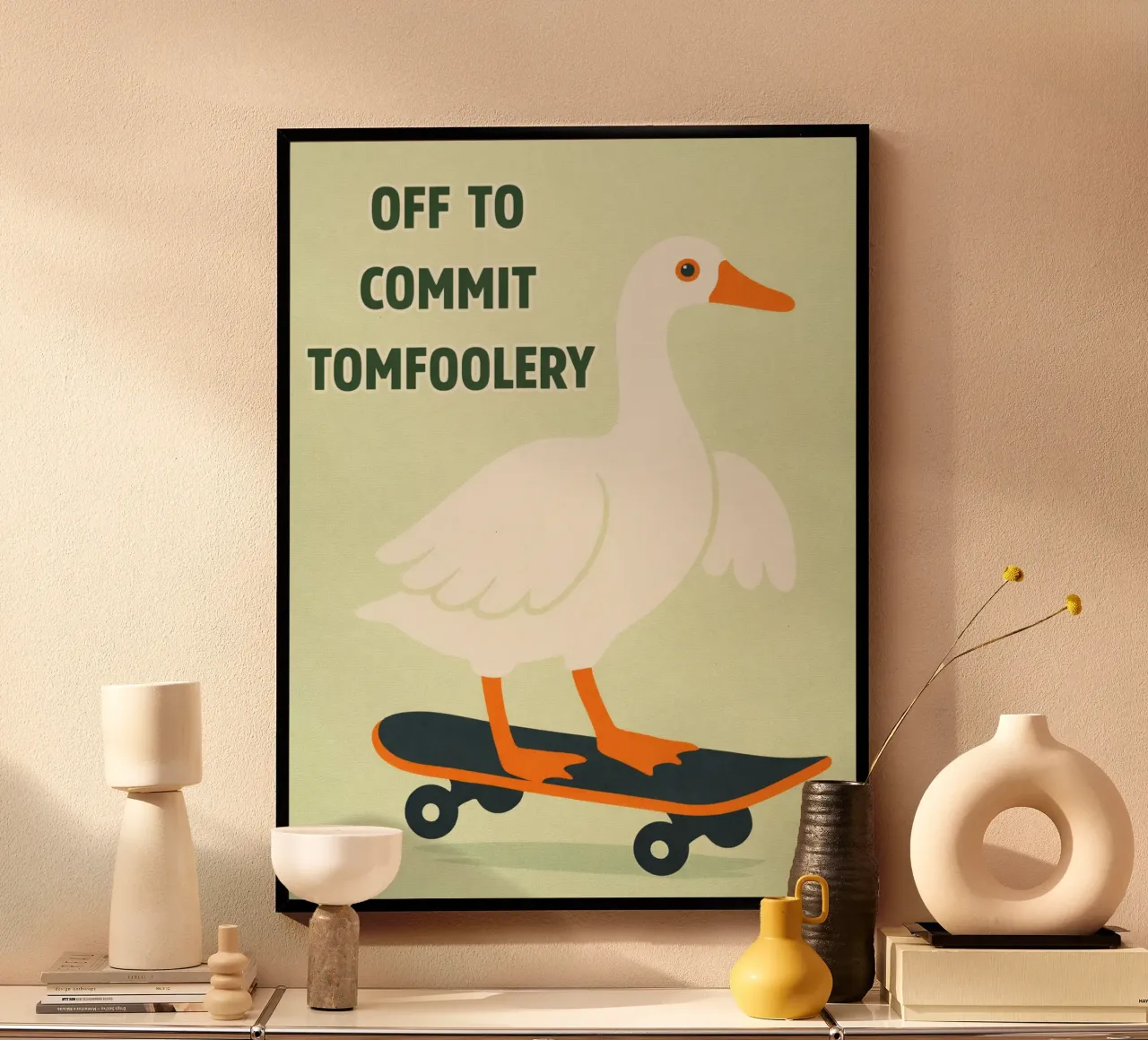 commit tomfoolery duck poster by roosses