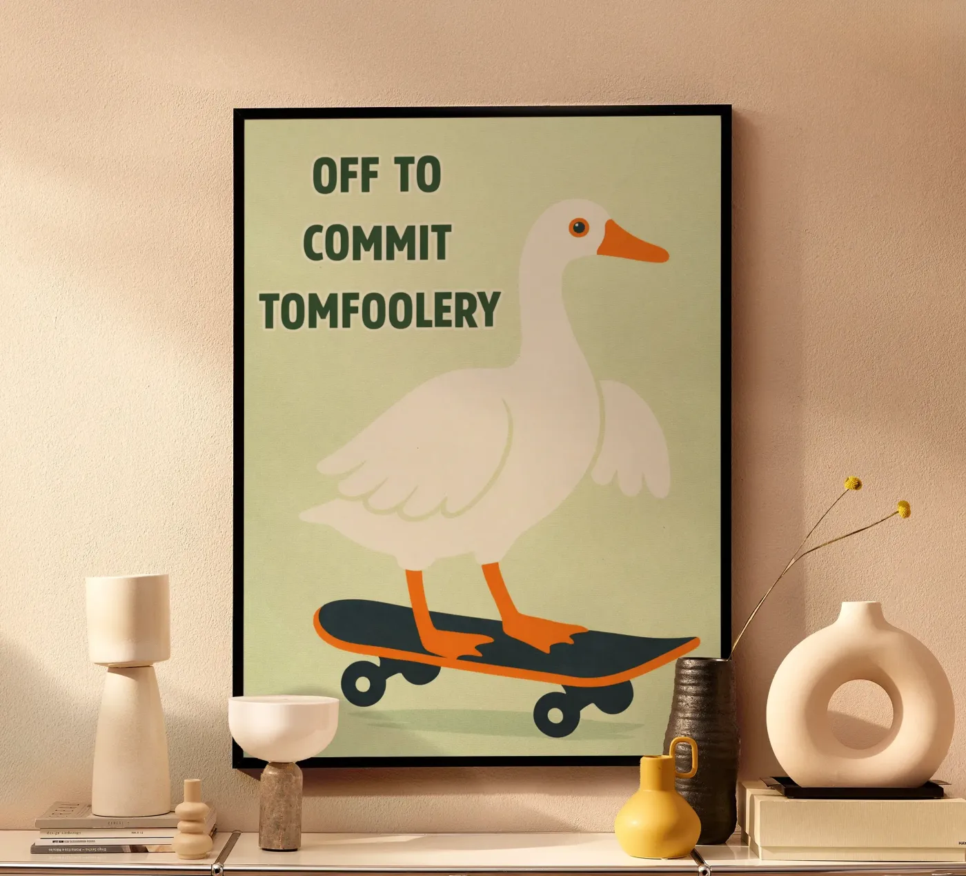 commit tomfoolery duck poster by roosses