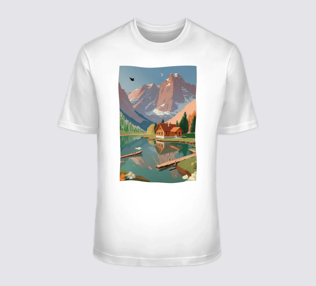 Pragser Wildsee: Spring awakening | Werk 1 t-shirt by AlbertKlee