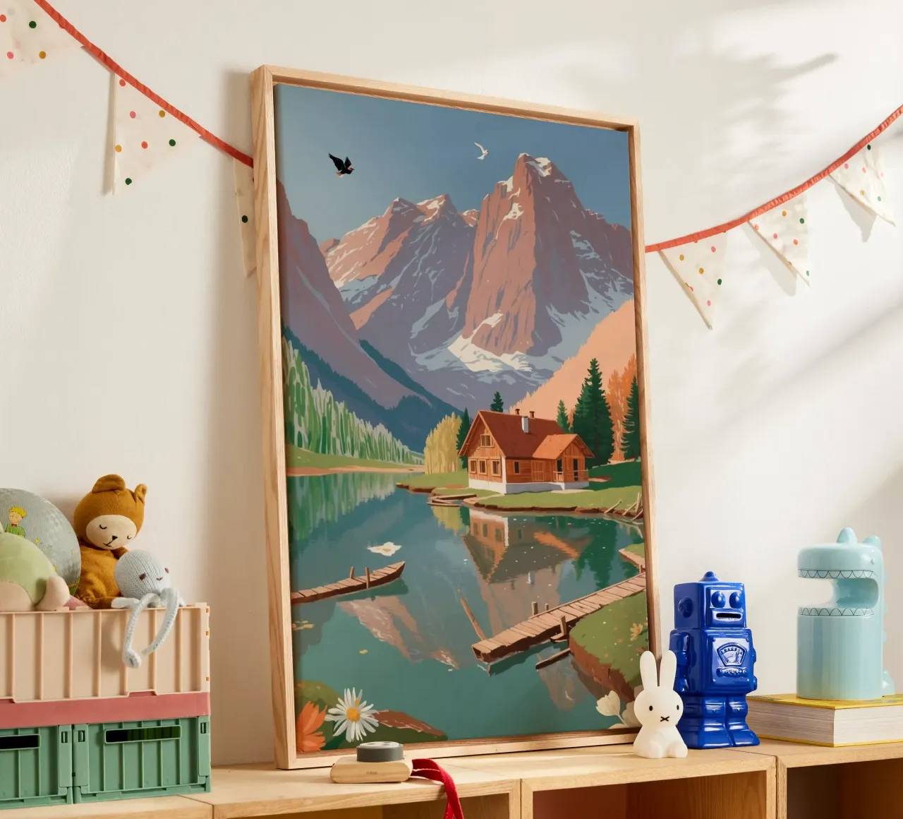 Pragser Wildsee: Spring awakening | Werk 1 canvas by AlbertKlee