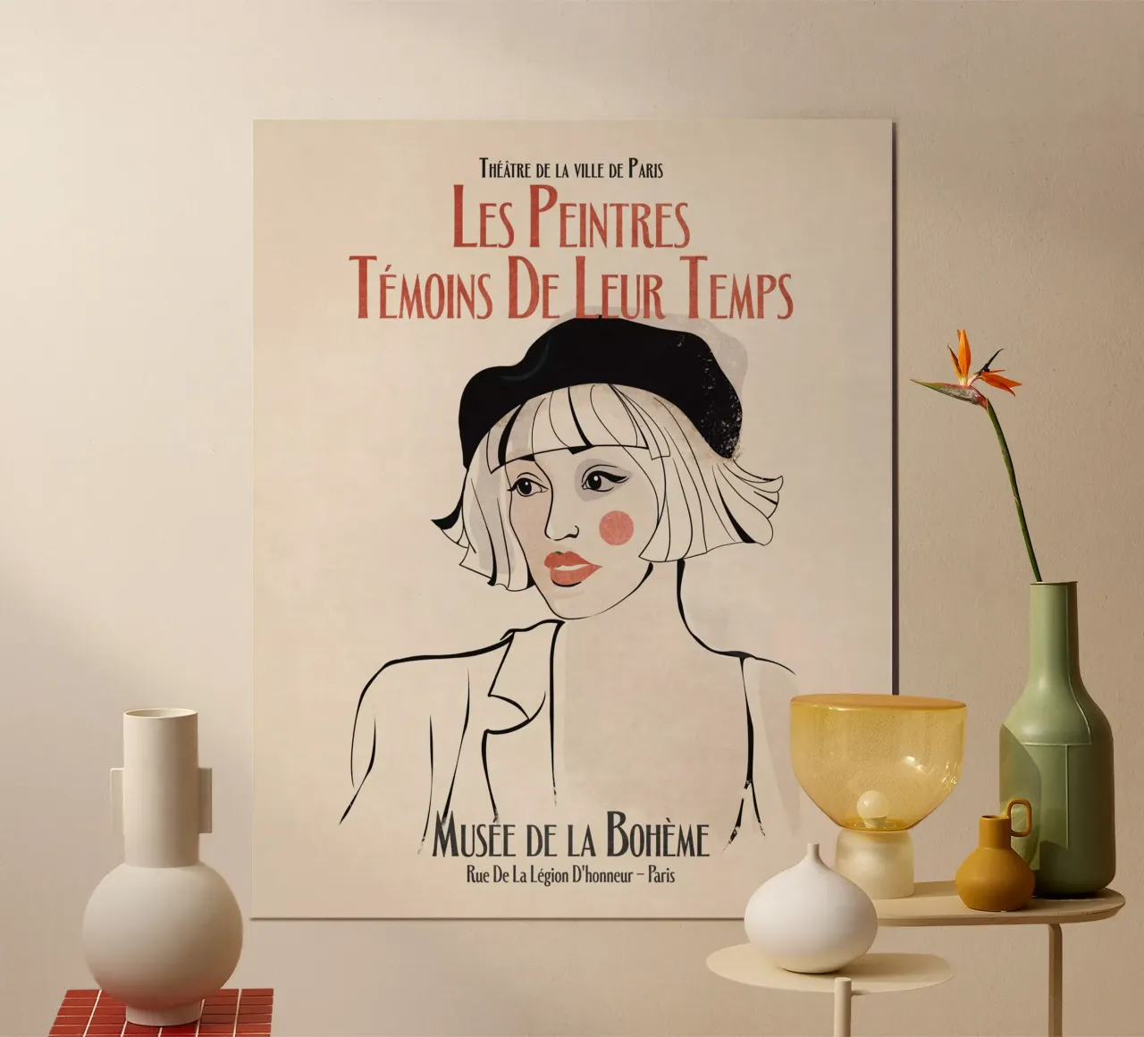 Les Peintres Témoins de Leur Temps poster de Emel Tunaboylu