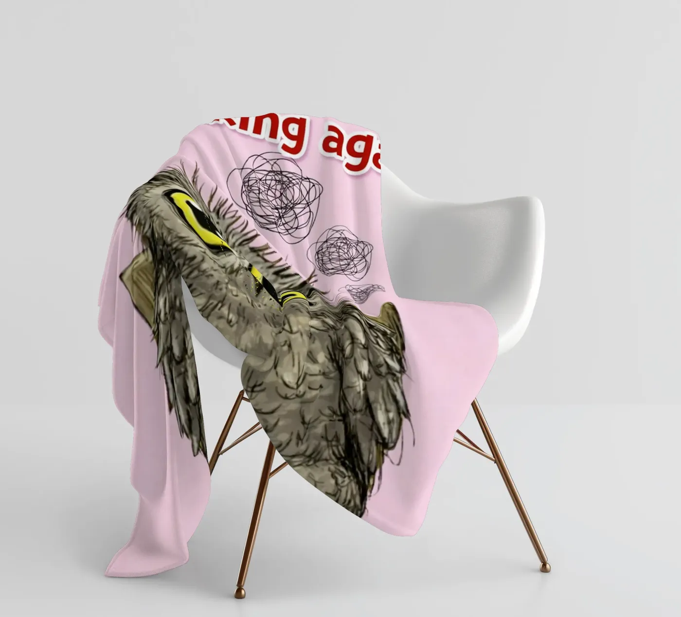 overthinking again coperta in pile da roosses