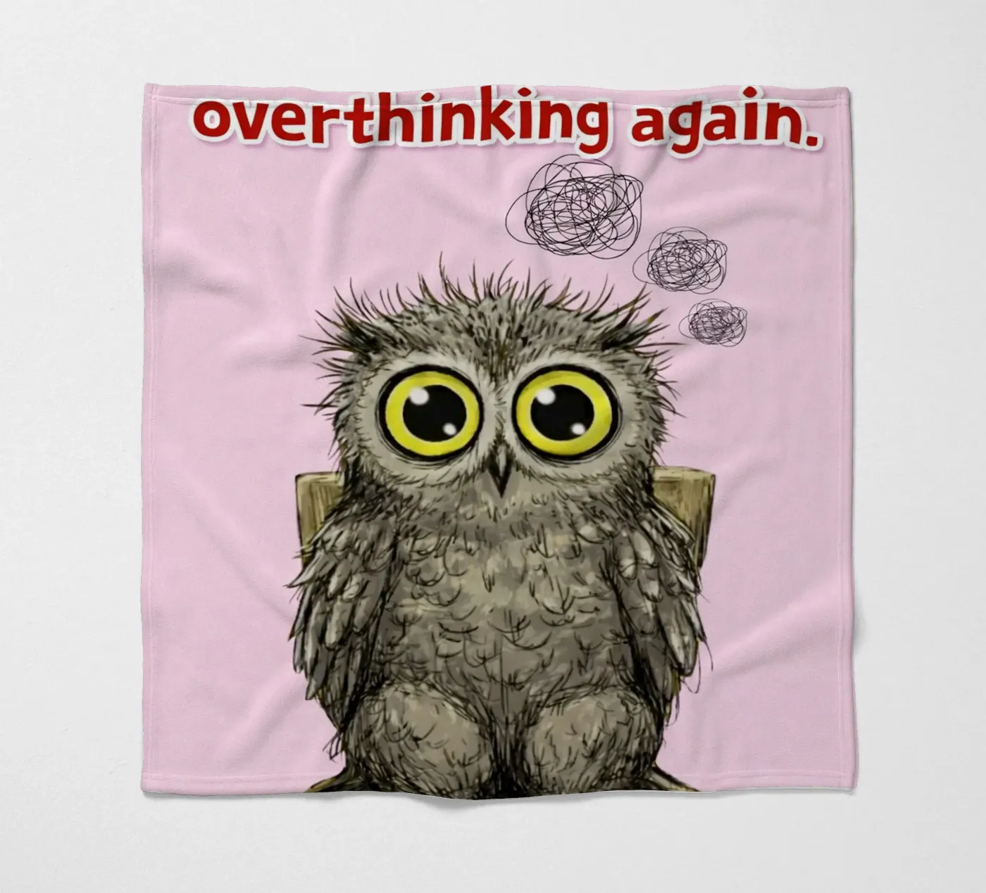 overthinking again coperta in pile da roosses